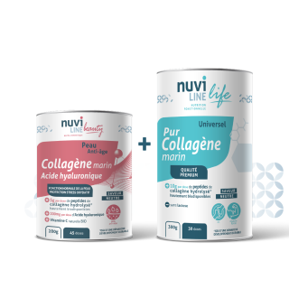 Pack Duo Collagènes marin - PUR Universel + PEAU - Promotion