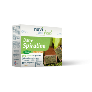 Barre protéinée à la Spiruline et aux protéines végétales