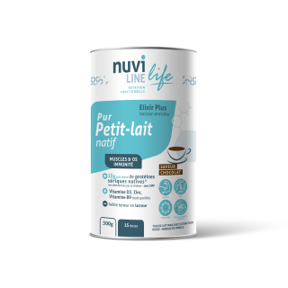 Elixir Plus petit-lait natif chocolat proteine nutrition nuviline