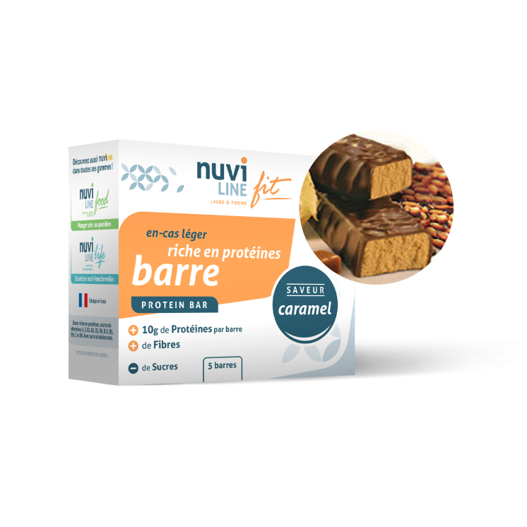 Barre caramel riche en protéine Nuviline