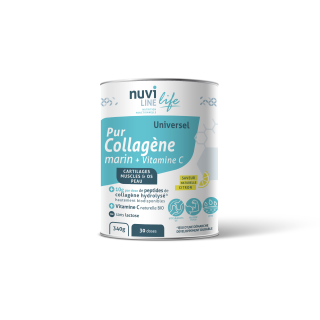 Collagène marin pur avec vitamine C naturelle et goût citron